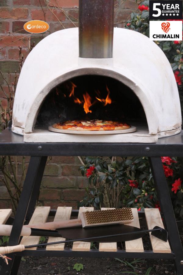 -PIZZARO traditional pizza oven made of CHIMALIN AFC, inc funnel (stand sold separately)
