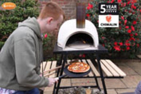 -
PIZZARO traditional pizza oven made of CHIMALIN AFC, inc funnel (stand sold separately)