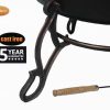 -
MERIDIR extra-large cast iron fire bowl 60.5cm dia