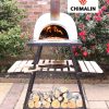 -PIZZARO traditional pizza oven made of CHIMALIN AFC INCLUDING stand