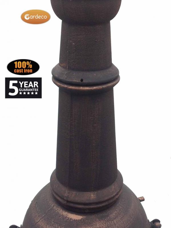 -
Toledo Cast Iron Chimenea Jumbo size in bronze