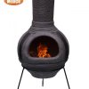 -
Linea XL Mexican Chimenea in Grey