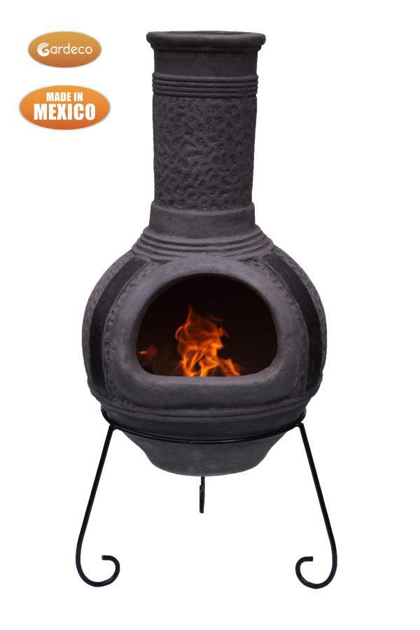 -
Linea XL Mexican Chimenea in Grey