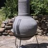 -
Linea XL Mexican Chimenea in Grey