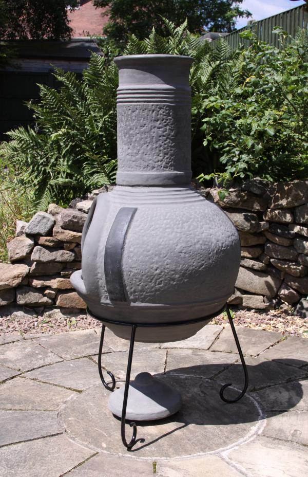 -
Linea XL Mexican Chimenea in Grey