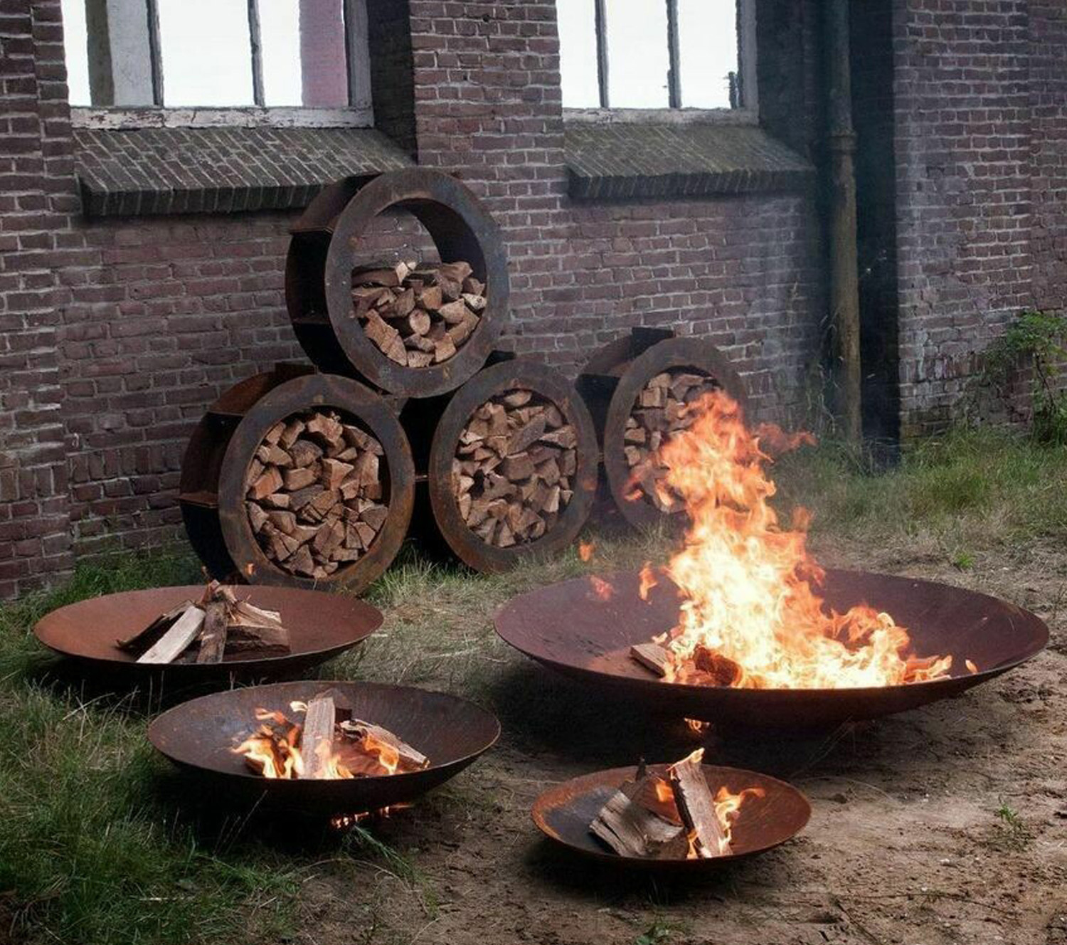 Adezz Corten Steel Fire Bowls