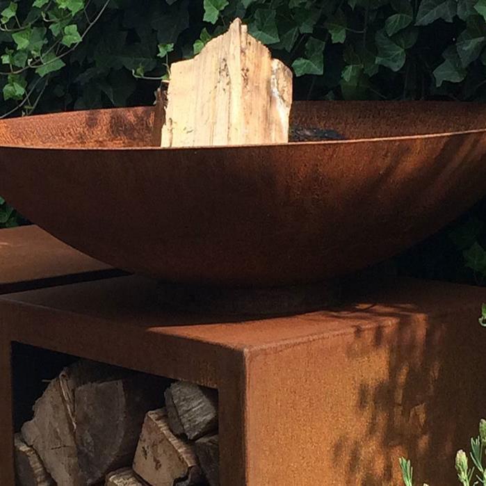 Adezz Corten Steel Fire Bowl Outdoor Heating Company