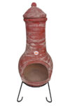 Pepino Extra-Large Mexican Chimenea Red